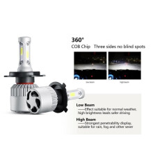 TMISHION H4 LED-koplampen 2 stuks H4 LED 36W 8000LM Autokoplampen Grootlicht/Dimlicht Autolampen 6000K (Wit)