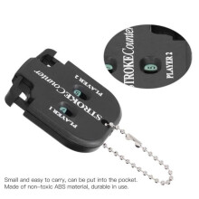 Equipped with a key ring, a score counter, a score marker, and 2 coins for ball games.