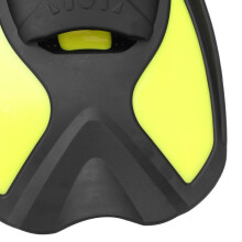 Soft swimming fins for outdoor water sports, black and yellow, for adults, men and women, shoes