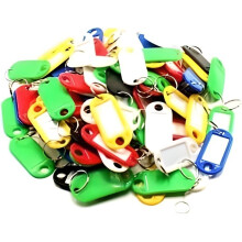 Plastic keychains - Pack of 100 - Colorful - Adult - Unisex