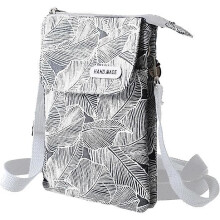 Women's Canvas Cell Phone Bag, Shoulder Bag, Cell Phone Pouch, Shoulder Bag