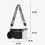 Schoudertas - Dames - Zwart - PU-leer - Met ritssluiting - Multifunctioneel 1