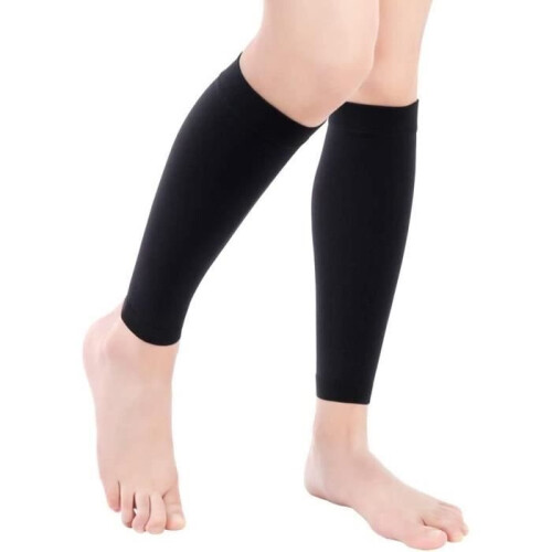 Calf Compression Socks - Brand - Model - Black - Unisex - Breathable