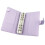 INF A6 Ring Binder with 12 Plastic Pockets, Purple 4