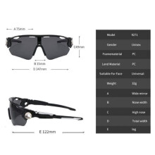 Sonnenbrille – MIOLOE – Sport – UV400-Schutz – Komfortabel – Für Mountainbiken und Laufen