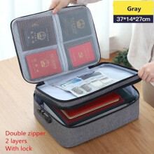 Handbag, Oxford – Waterproof Business Briefcase for Men, Electronic Document Storage Bag for iPad - Type B4 Gray