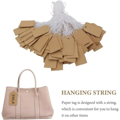 Price Tags - Not specified - 495 to 500 Pcs - Scratch Resistant - Writable - White 2