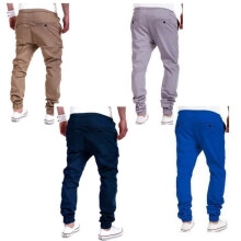 Tether heren sportbroek - Recht model met middelhoge taille - Ademend en comfortabel - Effen kleur - Marineblauw