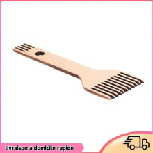 Wooden Weaving Comb, Ergonomic Design, Glossy Surface for Crafts and Home Use