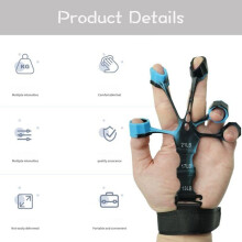 Silikon-Fingertrainer für Erwachsene, Fünf-Finger-Design, elastisches Band, Muskeltrainingsgerät