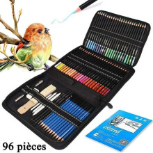 Professional Colored Pencil Set - 96 Pieces - Non-Toxic - For Children and Adults - Unisex