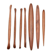 Handmade Pottery Tool Set, Wood and Clay Carving Tools, Fine Sculpture, Colored Muds for Arts and Crafts