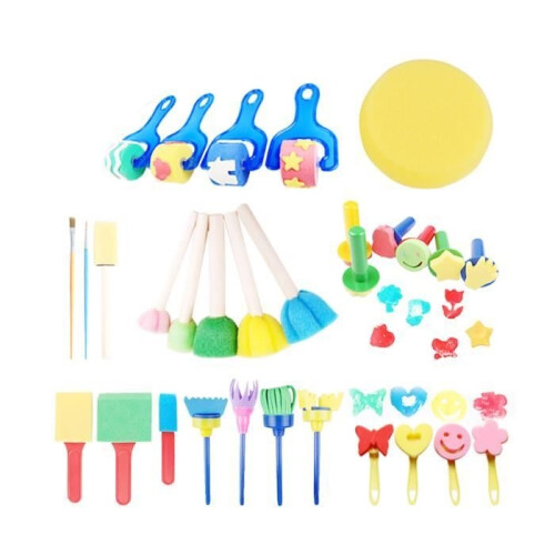 Reusing the shaped sponge, paint costume sponge pad, for children