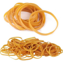 Rubber bands - Unspecified - 200 x 5mm - Yellow - 200 pieces - Durable and reusable