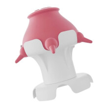 Vvikizy Stazione di allattamento per gattini, tettarella in morbido silicone per cuccioli, 4 tettarelle multiple, rosa