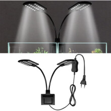 Acquario a LED, X7 Luce per acquario con clip, Luce per acquario a LED ultra sottile con clip, per piccoli acquari, Super illuminazione