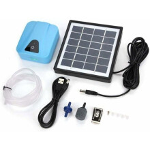 Aeratore solare per laghetto 2 l/min, pompa di ossigeno ad energia solare, per giardino/acquario professionale