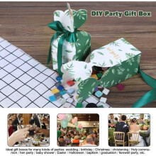 Paper Candy Box, 50 Pcs Gift Box with Ribbon, Favor Box for Wedding, Christmas, Thanksgiving, nosku