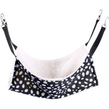 Hammock for cat, ferret, rat, rabbit, small dog or any other small pet, kitten cage (S: 27 x 27 cm, black)