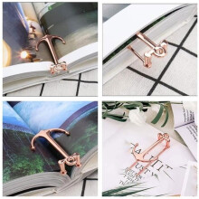 20 stuks bladwijzers - Creatief - Metaal - Anker - Roségoud - 6,5 x 1,5 cm BLADWIJZER