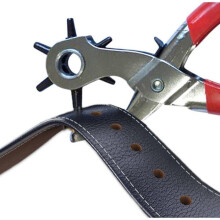Leerperforator, roterende perforator, riemperforator, leerperforator voor riemen, leerperforator