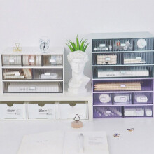 Bureaulade-organizer, stapelbare opberglades, ABS bureau-organizers voor kantoor, school, thuis, 1