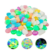 Decoratieve lichtgevende steentjes - 100 stuks - Fluorescerend - 1,8 tot 3 cm