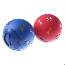 Interactive rubber chew toy dispenser for cats and puppies, chew toys, leaky food ball, oven
