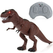 SWAREY - Modellino di dinosauro che cammina con occhi luminosi e funzioni sonore