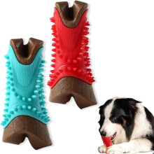 Giocattolo per cani indistruttibile, confezione da 2 giocattoli da masticare per cani, giocattolo resistente