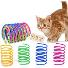 Kattenspeelgoed - GIGICIAL - Kleurrijke veertjes - 20 stuks - Duurzaam plastic - Interactief