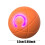Smart Rolling Ball for Dogs and Cats, Interactive Toy, Bite-Resistant, with Light - Orange 2