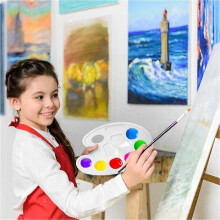 Paint Palette - Pack of 24 Paint Palettes, Paint Palette Tray for Children and Adults