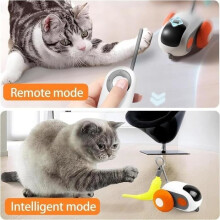 Teazys Turbo Tail 2.0-2024 Cat Toy - Teazys Brand - Three Interactive Modes - Remote Control