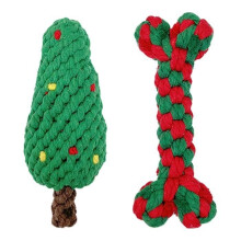 Christmas toy, rope dog toy, chew toy for teething, cleaning and training. PET PLAY ROPE