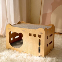 Vvikizy krabpaal voor katten met dubbele laag, slijtvast, inclusief 2 krabpalen