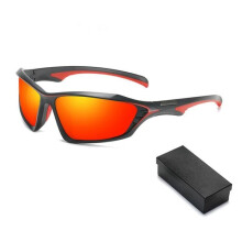 Radbrille - FONDUPIN - UV400-Schutz - Rote HD-Polarisationsgläser
