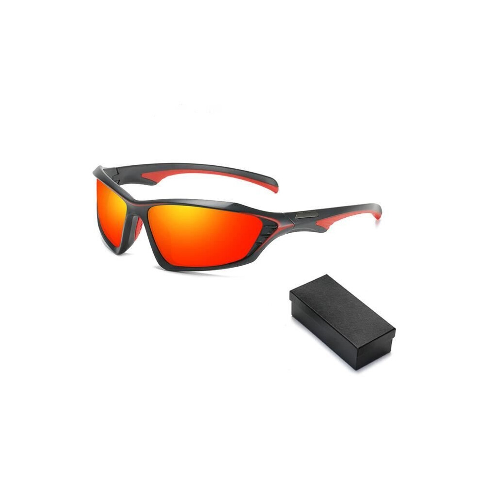 Cycling Glasses - Fondupin - Uv400 Protection - Hd Polarized Lenses Red 9102920071236
