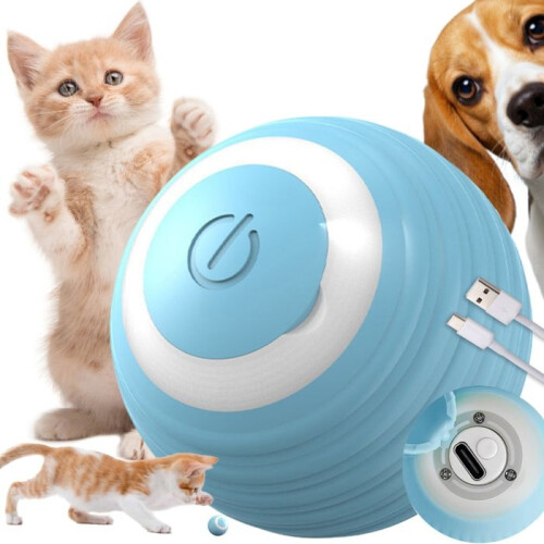 USB Electric Interactive Ball for Cats and Dogs