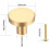 Pack of Drawer Knobs, Gold Furniture Knobs, Round Cabinet Knobs, Gold Brass Drawer Knobs, Kitchen Door Handles for Decoration - 20 2