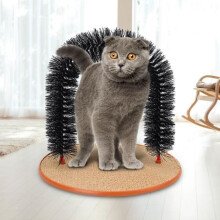 Katzenspielzeug - TEMPSA - Bogenbürste - Kratzen - Massage - Mehrzweck