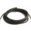 Multi-layered braided leather bracelet - Black 1