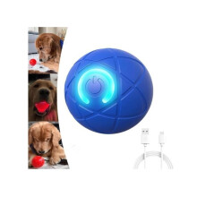 Pallina vibrante per cani - Movimento automatico - Interattiva - Stimolazione mentale - Maggiore eccitazione