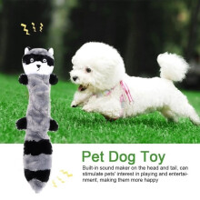 Lanqi - Plush Dog Molar Toy - Gray