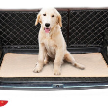 Waterabsorberende slaapmat voor puppy's, kittens en konijnen, beige, middelgroot