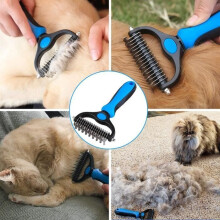 Hundebürste, Katzenbürste, professioneller Entwirrungskamm für Hunde und Langhaarbürste für Hunde, Pflegekamm für Hunde und Katzen