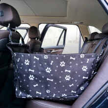 50*50*40CM Autostoelhoes voor honden, hondendraagtas voor honden in de auto, zwarte hondenautomand