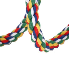 Pet bird toy parrot cotton rope chew bar spiral cage stand 100 * 1.7cm