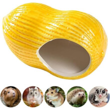 Hamsterhaus, Hamsterversteck, Erdnussförmiges Keramik-Hamsterhaus, Hamsterhöhle, Hamsternest