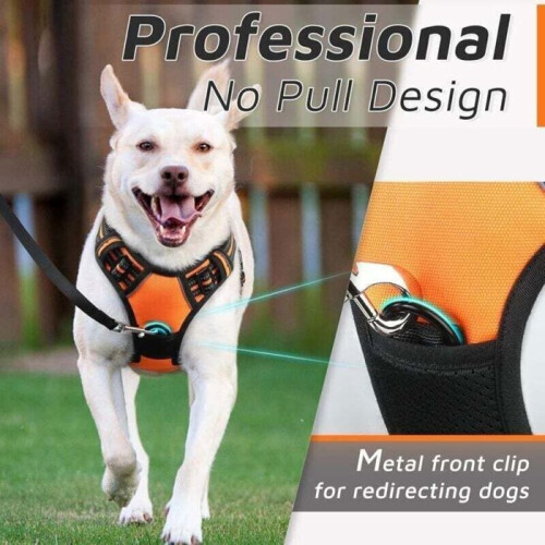 No-pull dog harness - PZCC - Reflective - Adjustable - Easy to put on - Control handle - Breathable 2